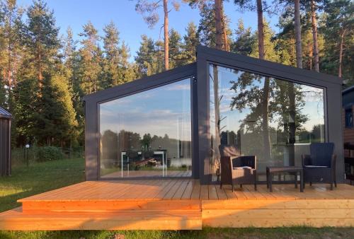 Makosieje Modern House - bon turystyczny,15 m od jeziora,ogrzewanie,wifi