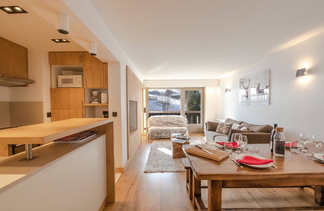 Megève-Mont d'Arbois, T3 RENOVATED, 50m2, 4 pers. located 5 minutes from the slopes.