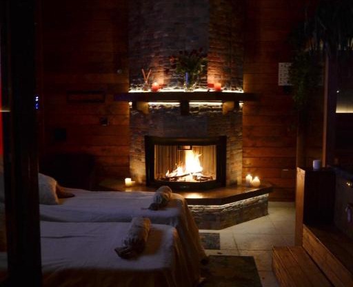 Mini spa in chalet bosco e trullo