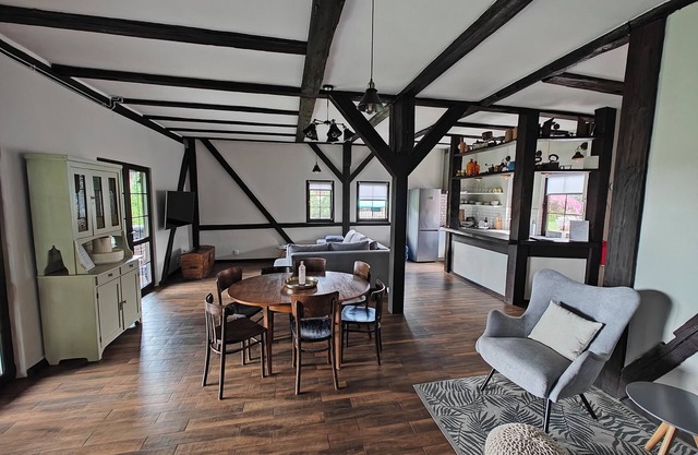 Modern 100 Year Old Barn In The Heart Of Mazury Near To River Krutynia