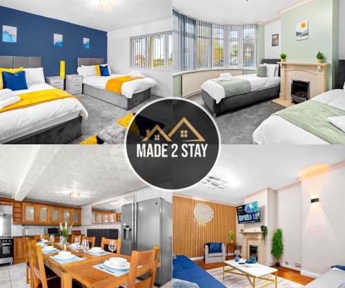 Modern 18 Guest Large Home in Solihull - Near NEC, JLR, HS2 and BHX