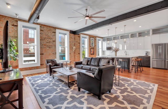 Modern Broughton Loft with Southern Charm