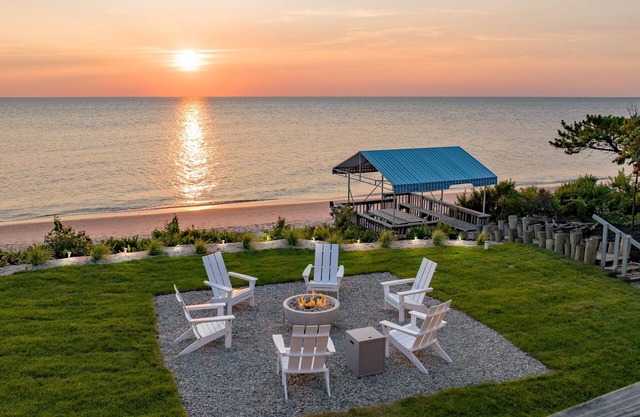 Modern Coastal Cape May Waterfront Luxury Home With Beach