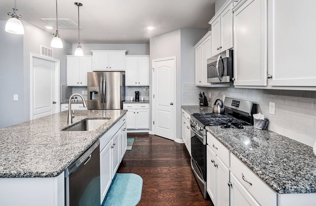 Modern home in one of Huntersville's best Work-Live-Play communities.