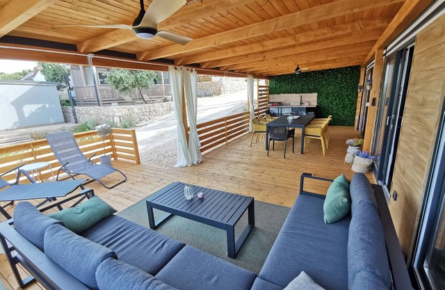 Modern, spacious, comfortable and beautiful summer house for 8 people.