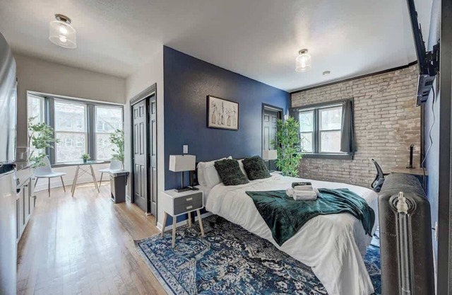 Modern Studio by Brady St & Milwaukee Lakefront