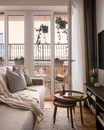 Modern studio with terrace
