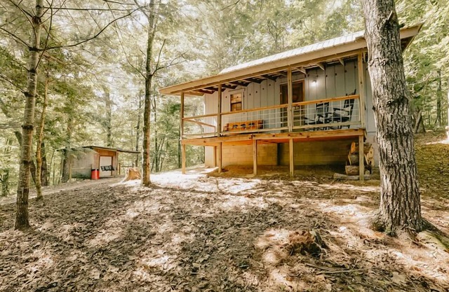 Mountain Cabin with creek and hiking trail! Minutes from Blue Ridge