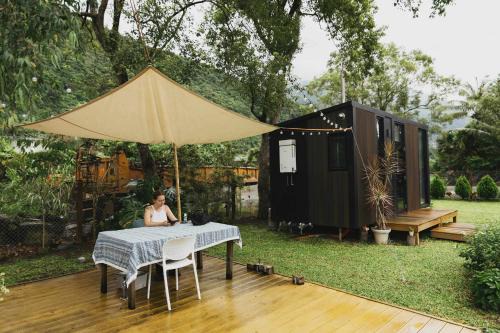 Mountain Silhouette Cottage 2 by Tiny Away