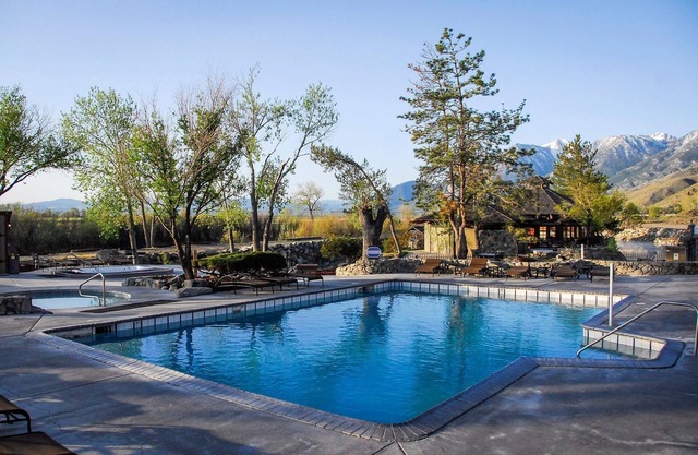Mountain Views. Outdoor Hot Springs & Pool