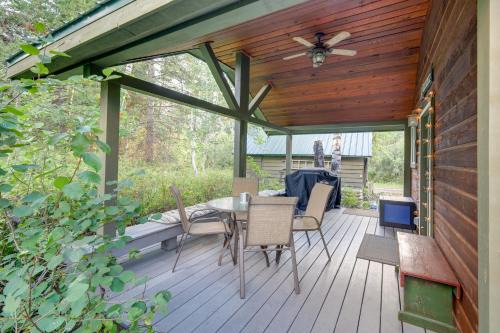 Near Payette Lake! Cabin with Outdoor Space