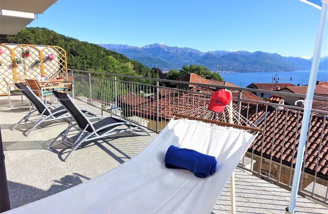 New bright and sunny apartment with large terrace, panoramic views & free Wi-Fi