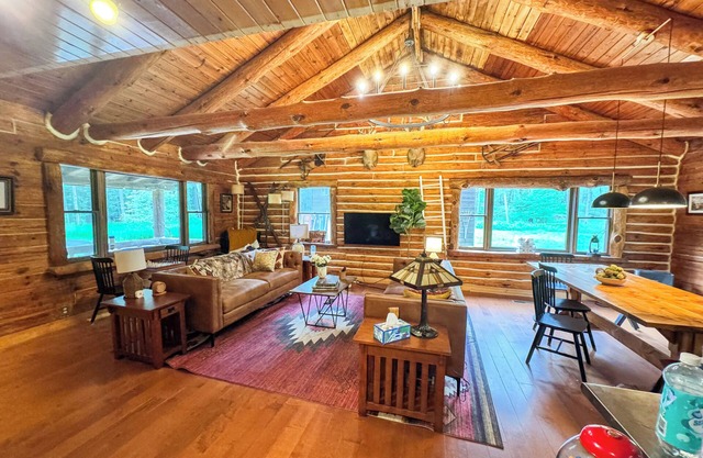 New! Denniston Den, with game room, movie theater, fire pit and more. Close To HITS Horse show & Hunter Mountain skiing