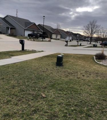 New house with new furniture at cedar rapids