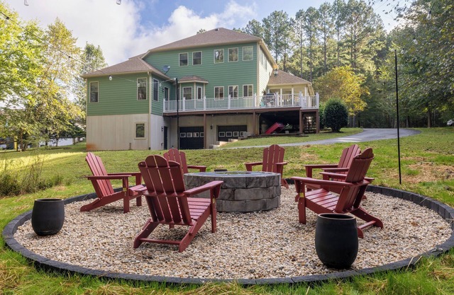 NEW! Shore Thing on Lake Gaston - Firepit Lake Access Grill Gas Fireplace