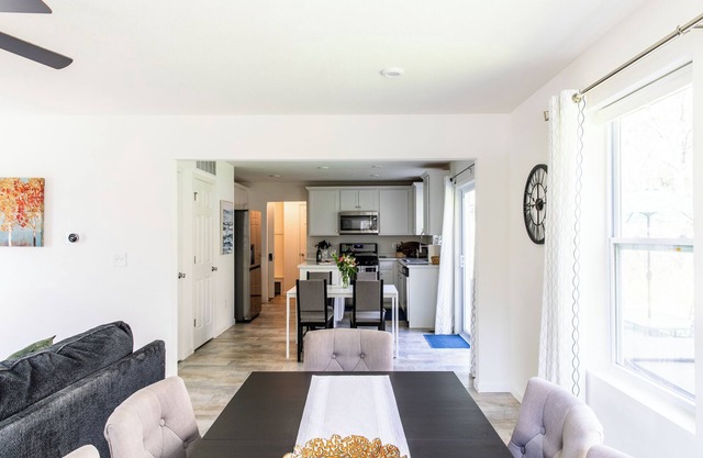 New, stylish 5-bedroom retreat with hot tub and game room fun