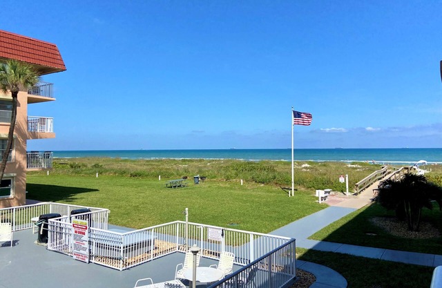 Newly renovated condo with oceanfront, pool and launch views!