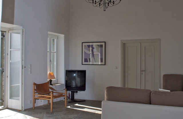 Newly renovated stone house in olive grove with stunning sea view