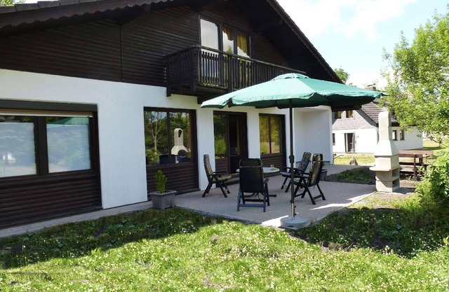 Nice House in Feriendorf Silbersee with Outdoor Terrace