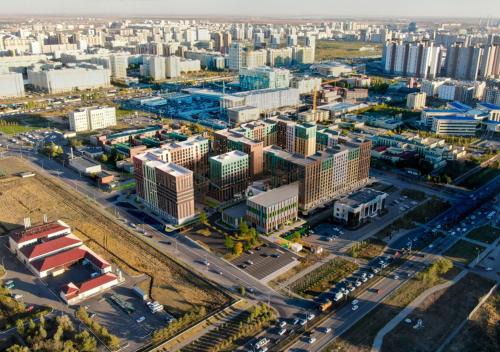 Oasis апартаменты с видом на парк, возле Хан-Шатыра и медицинского центра