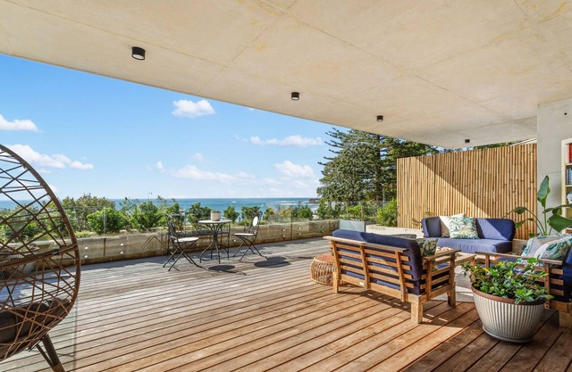 Ocean Views, Deck and Parking at Beach Apartment