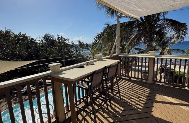 Oceanfront 1-bdr 1-bath "Coconut Palm Suite" 100 ft from the Ocean with a Pool!