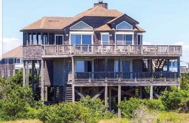 Oceanfront 4 bedroom Salvo Sandcastle * Hot Tub