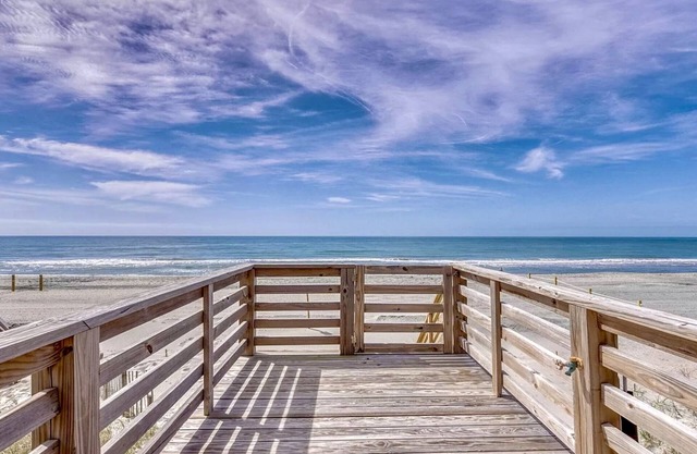 Oceanfront with panoramic views! Direct beach access from covered deck.