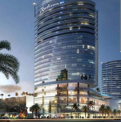 Oceans Apartments Balcony Suites in the Radisson Blu Hotel Building Tower,Durban,Umhlanga