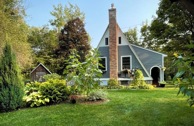 On the River A-Frame. Cozy 4 season river, lake and ski retreat.