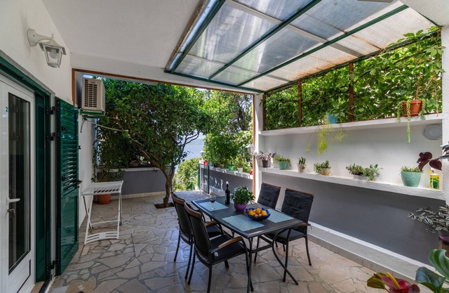 One bedroom apartment with terrace and sea view Brist, Makarska (A-22463-b)