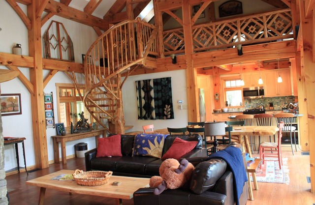 One of a Kind Post and Beam Home on Private 100 acre Island
