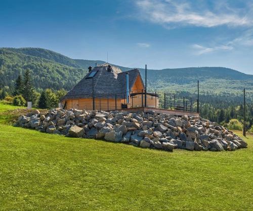 Osada Poli Zawoja - Panoramiczny Domek z Prywatną Balią i Hydromasażem