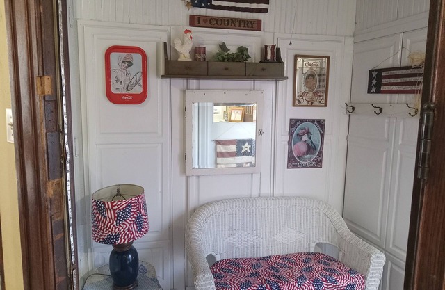 Our Guest house is a cozy get away, in a small town.