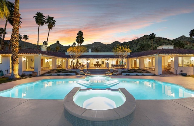 Palm Springs Home with Private Pool, Hot Tub, Tennis Court, and Putting Green!