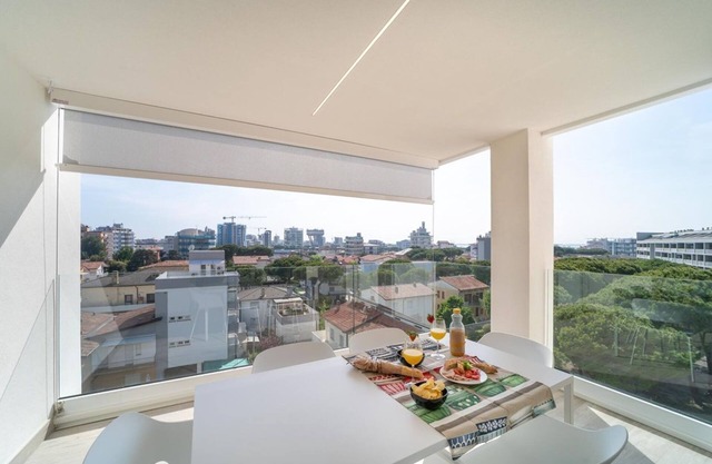 Panoramic seafront view apartment in a brand new building