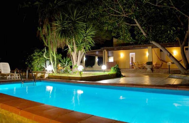Panoramic Villa in Sciacca pool
