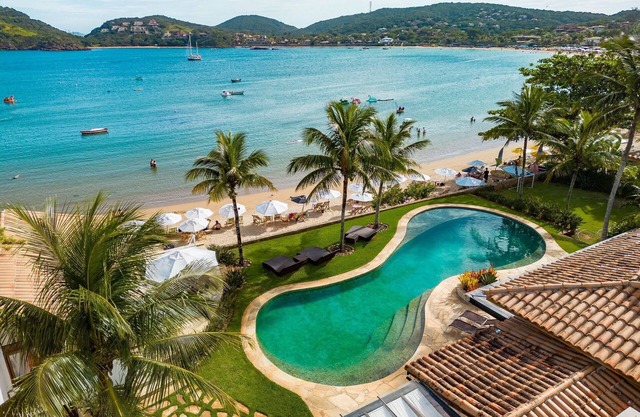 Paradisiac beachfront villa in Buzios - Buz013