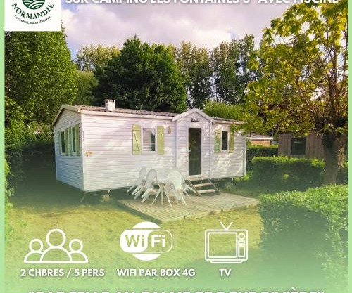 Paris Eure gestion - Mobilhome 2 chambres 5 personnes au calme