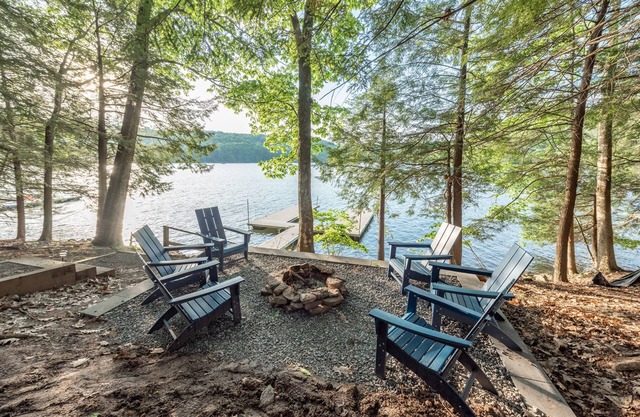 Peaceful Lakefront Gem w/Dock, Hot Tub, Game Room