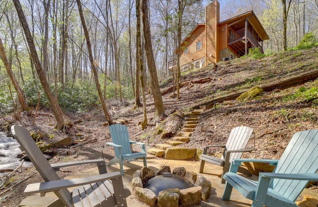 Peaceful Sylva Cabin w/ Mtn Views & Creek!