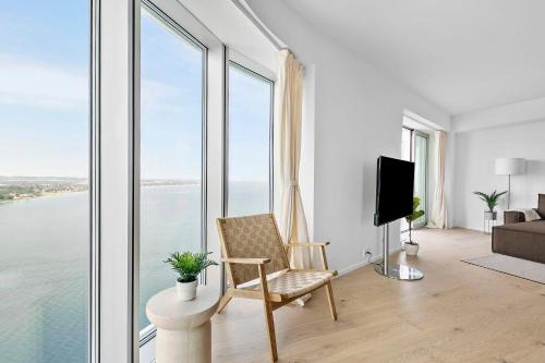 Penthouse suite on 35th floor