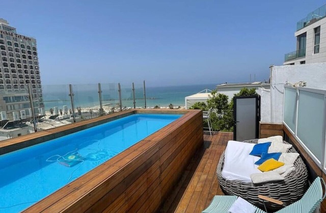 penthouse with infinity pool and views