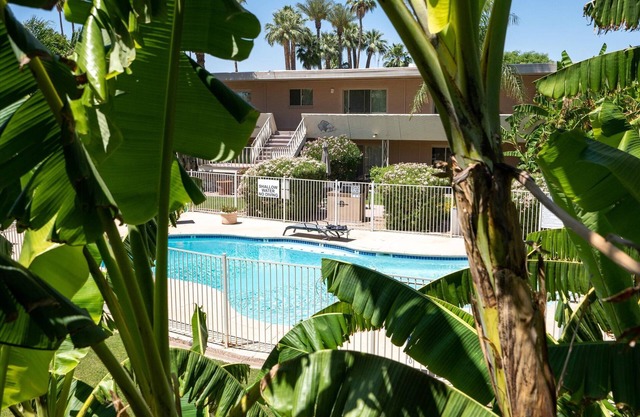 Pet-friendly tropical old town Scottsdale home with community pool, and patio!