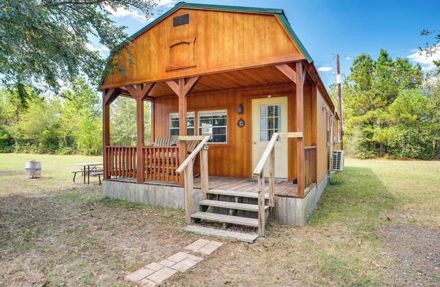 Plantersville Cabin on 50 Acres w/Pond & Fire Pit