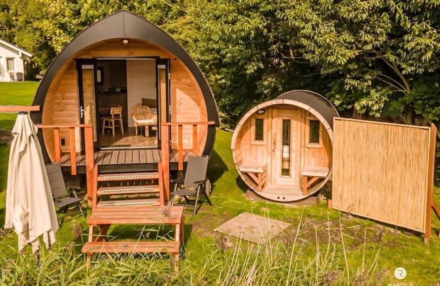 Pod Hotelkamer met Slaapbarrel