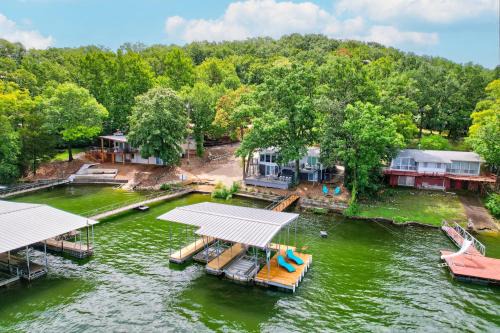 Private Dock & Fireplace Steps from Osage Beach