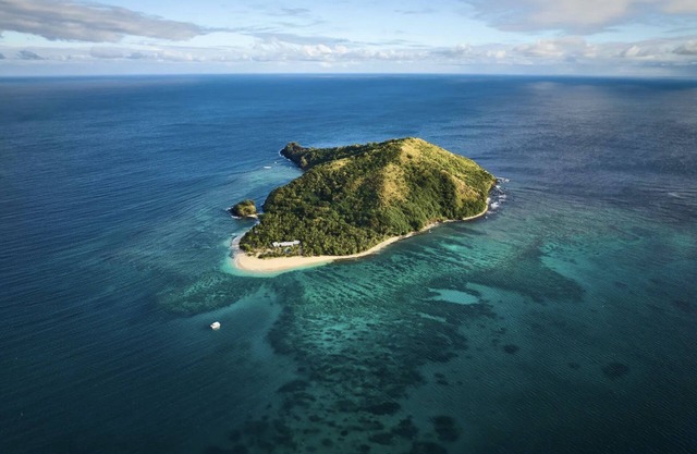 Private Fijian Island. Concrete and Glass Modern Home. Come surf, sun and play