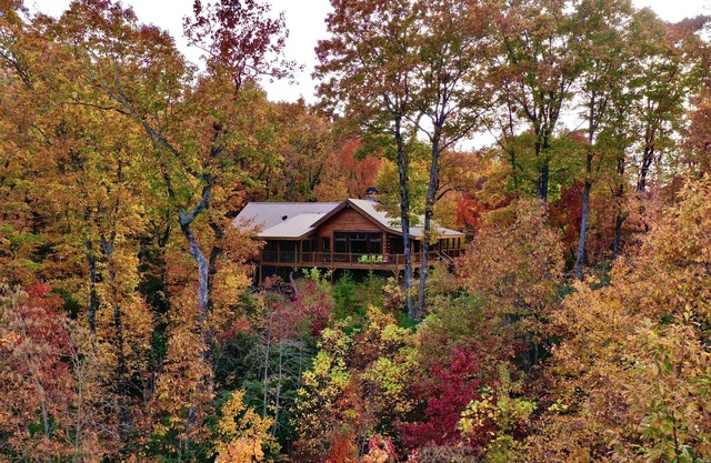 Private Mountain Log Home