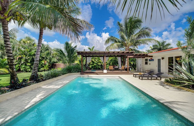 Private Oasis w/Pool: Walk to Melbourne Beach!